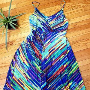 Calvin Klein Rainbow summer dress
